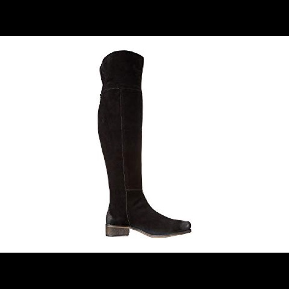 Seychelles Pride Over-The-Knee Boots Black Suede - Picture 4 of 7